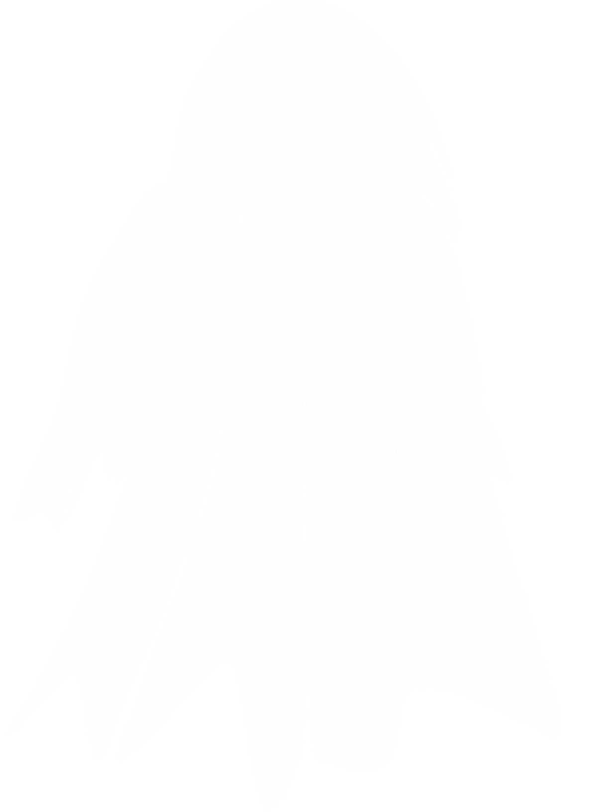 Halloween Ghost Illustration 