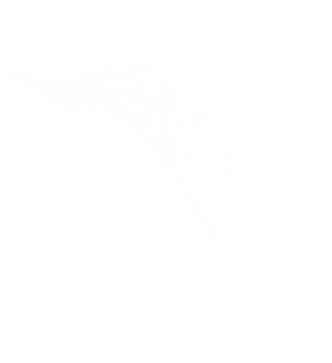 Halloween web decoration, spider cobweb art